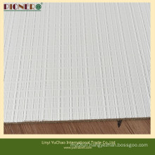 White Color Polyester Plwood with Textured Surface